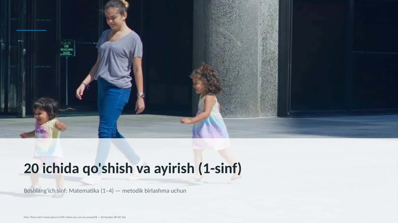 20 ichida qo'shish va ayirish (1-sinf)