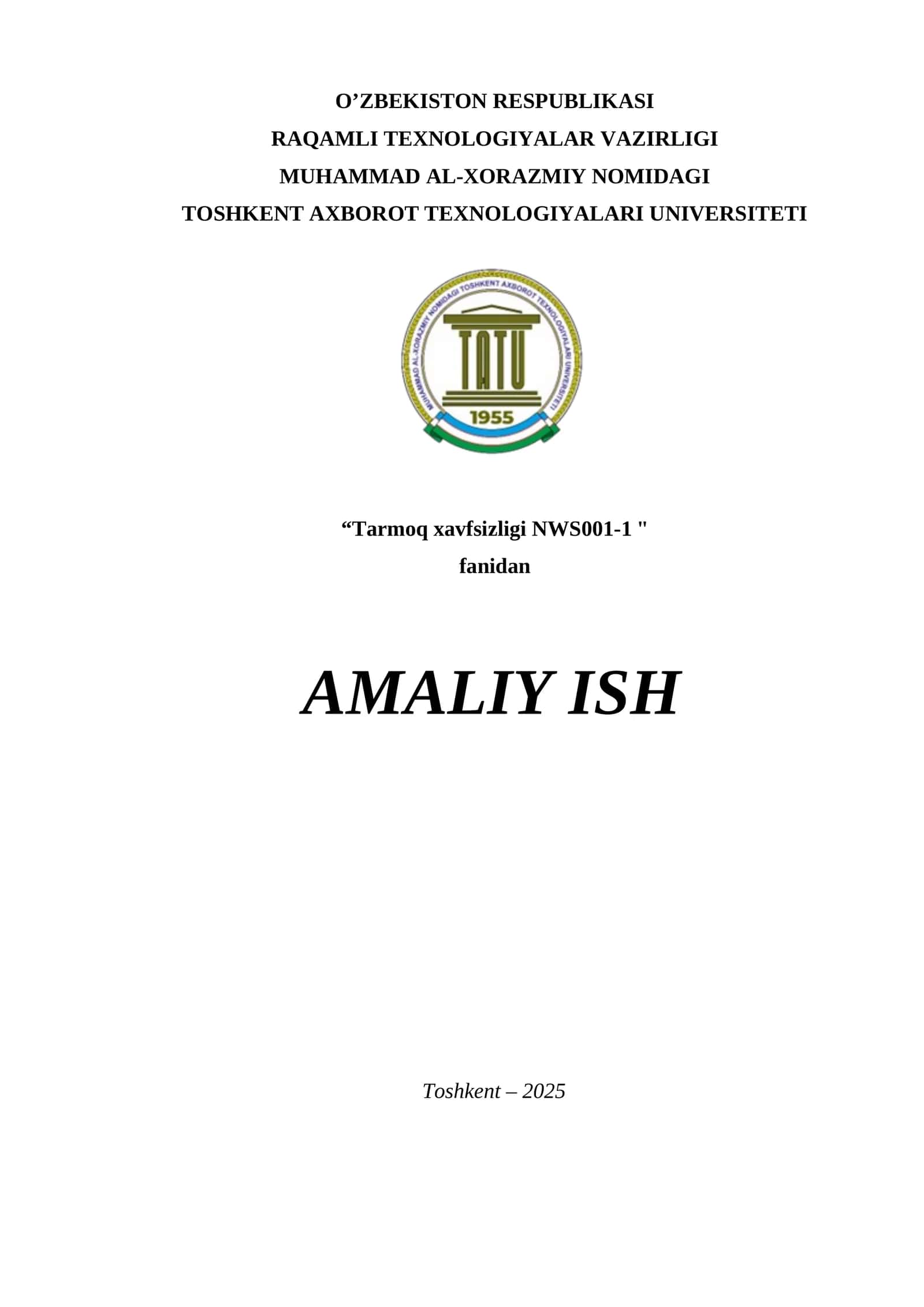 ACL RO`YXATINI SOZLASH (STANDART, EXTENDED). Amaliy ish