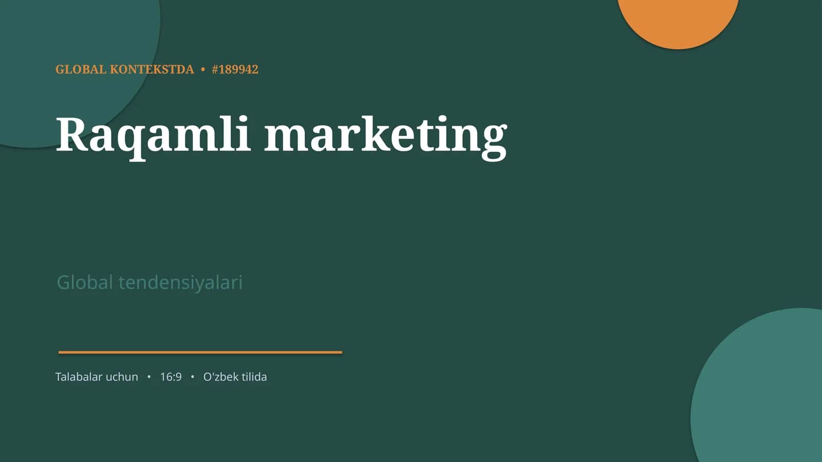 Raqamli marketing