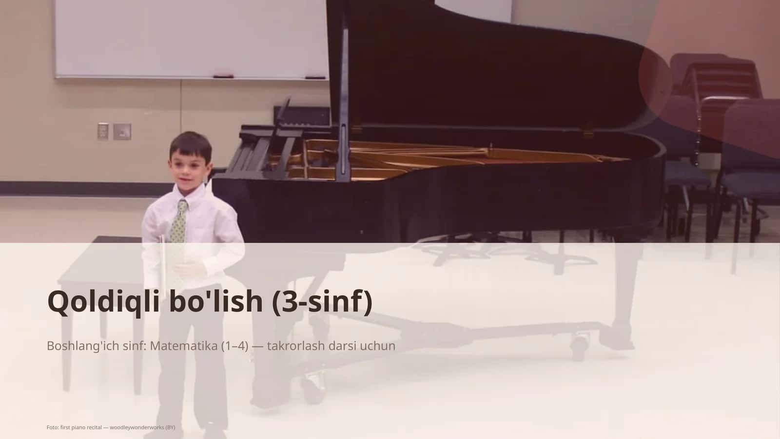 Qoldiqli bo'lish (3-sinf)