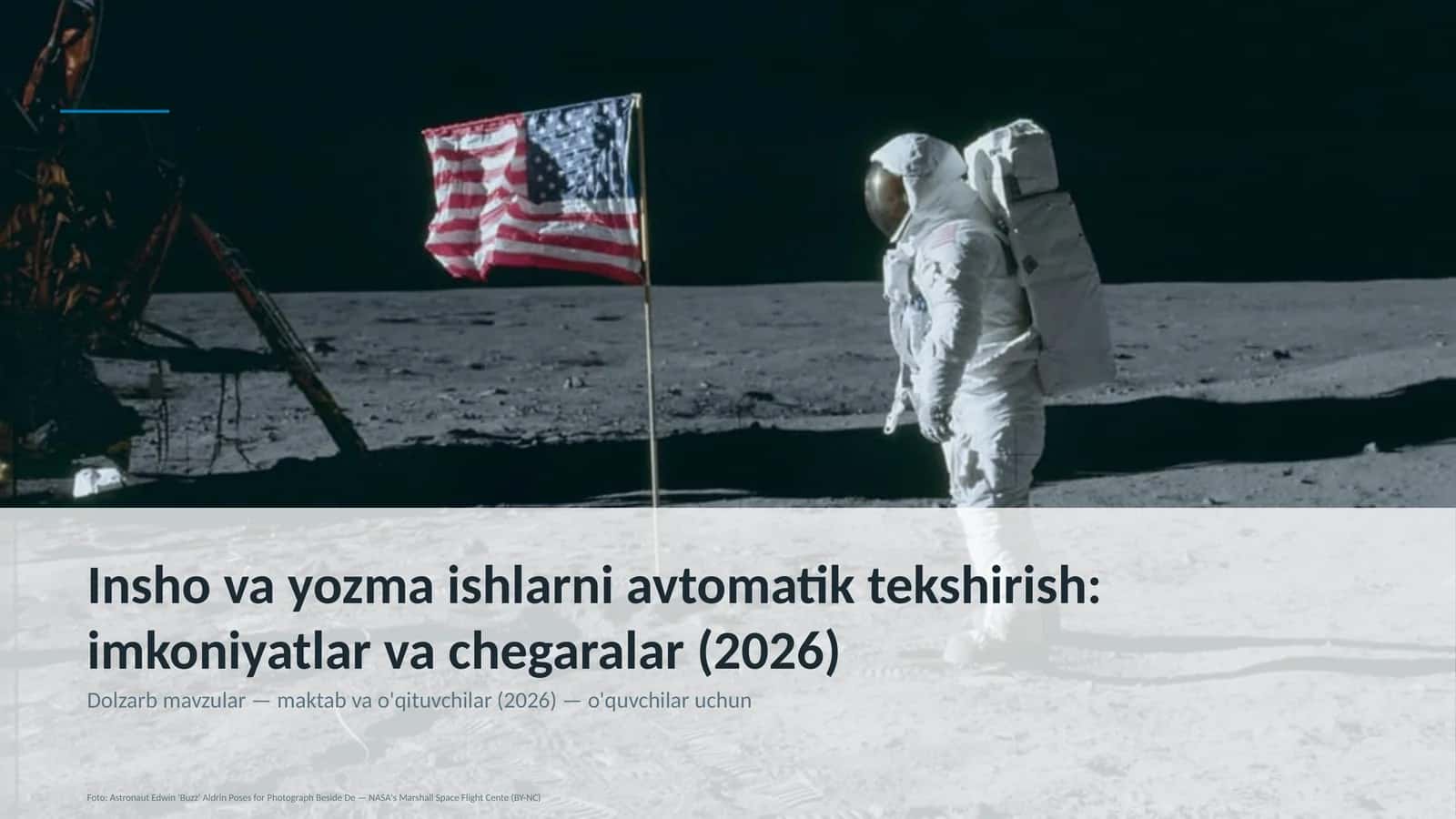 Insho va yozma ishlarni avtomatik tekshirish: imkoniyatlar va chegaralar