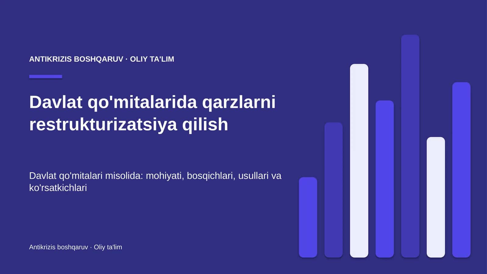 davlat qo'mitalarida qarzlarni restrukturizatsiya qilish 8878