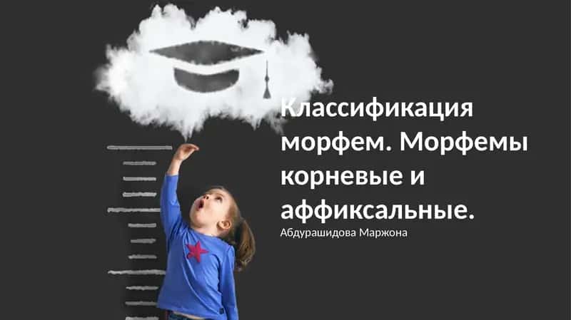 Классификация морфем