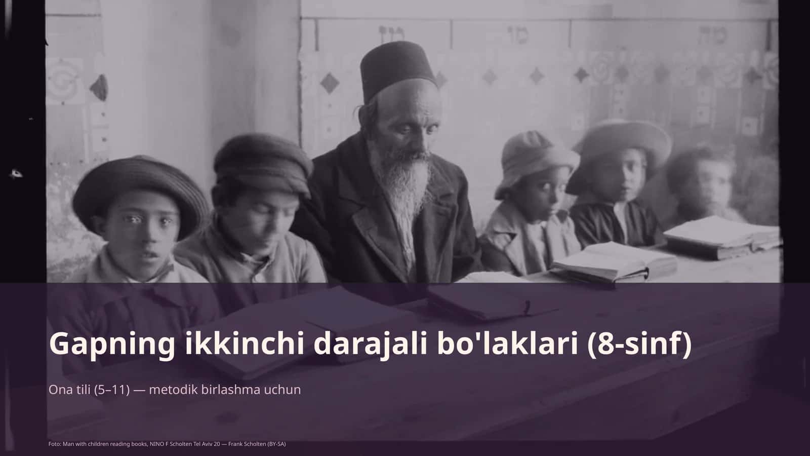 Gapning ikkinchi darajali bo'laklari (8-sinf)
