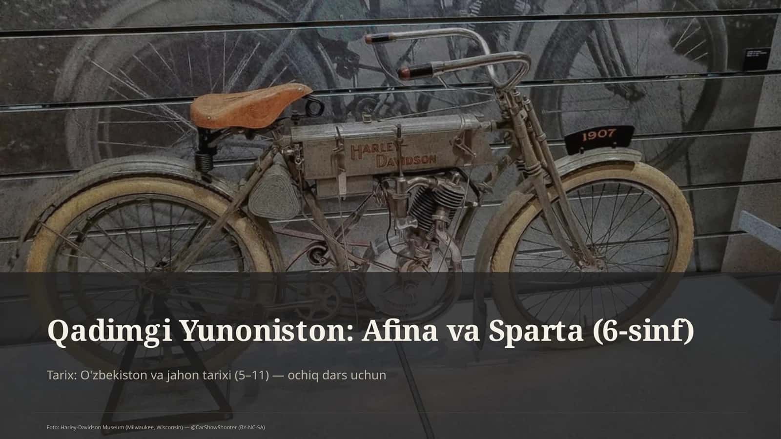 Qadimgi Yunoniston: Afina va Sparta (6-sinf)