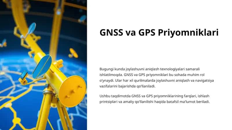 GNSS va GPS Priyomniklari