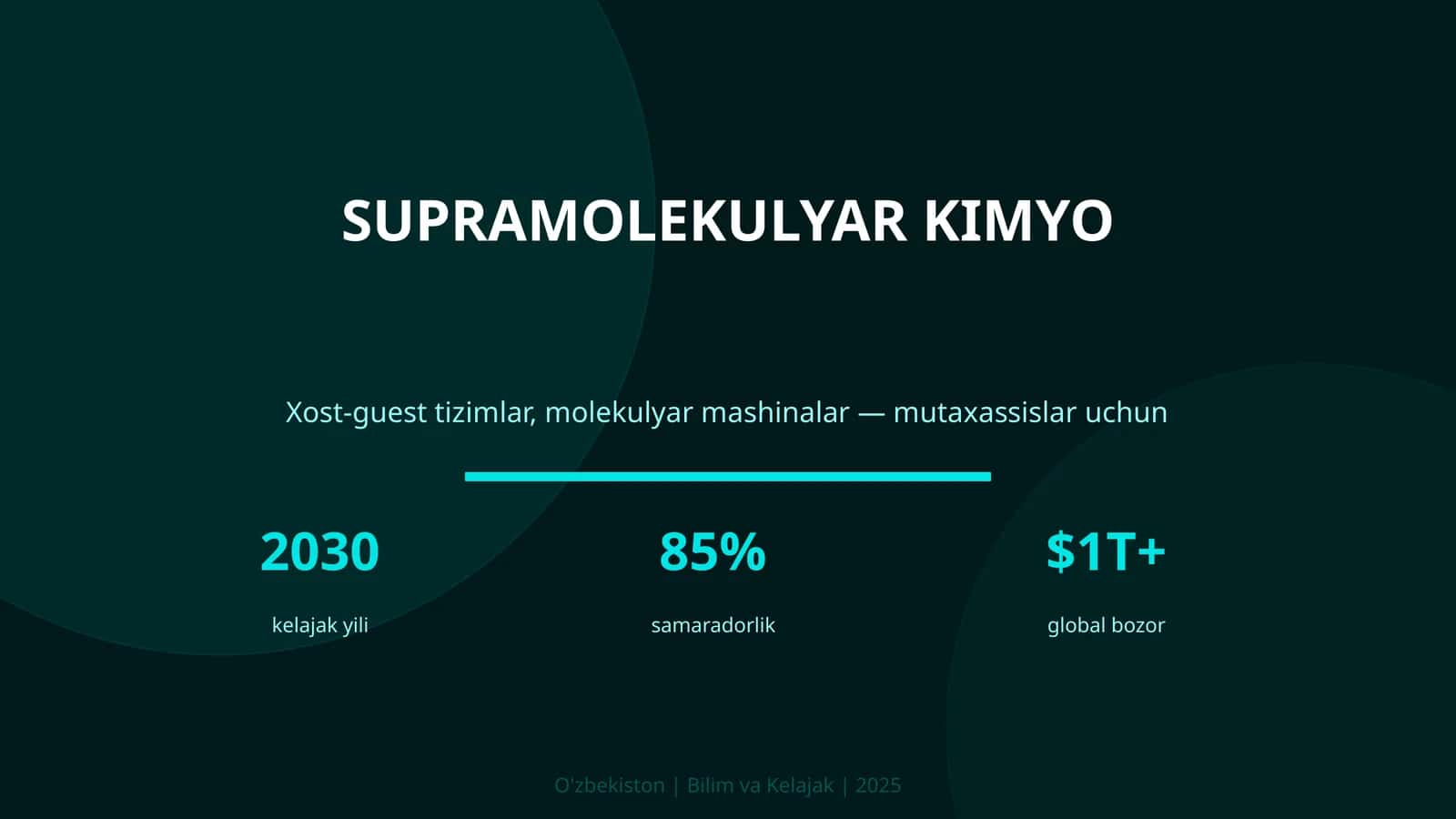 SUPRAMOLEKULYAR KIMYO