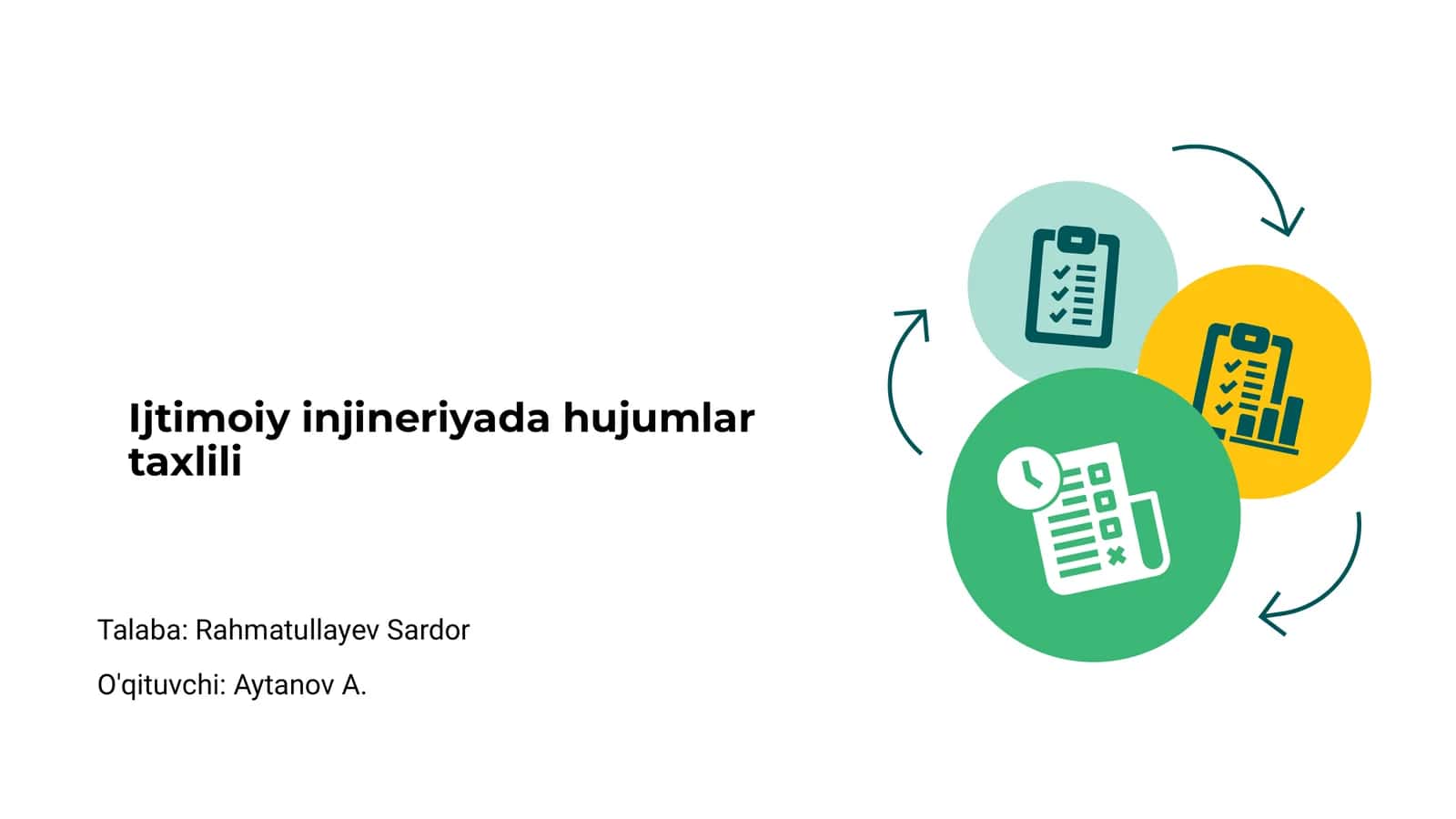 Ijtimoiy injineriyada hujumlar taxlili