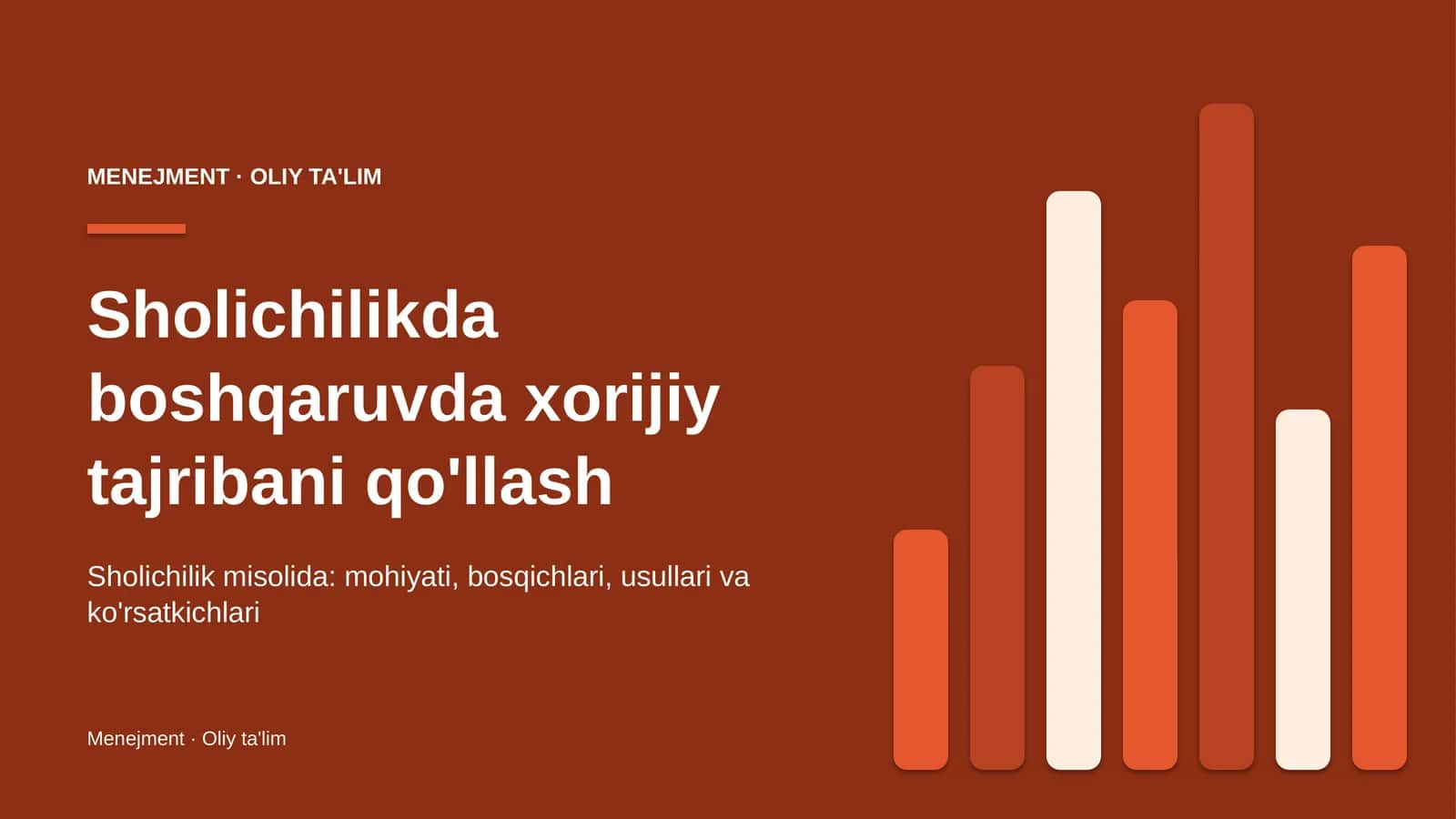 sholichilikda boshqaruvda xorijiy tajribani qo'llash 8857
