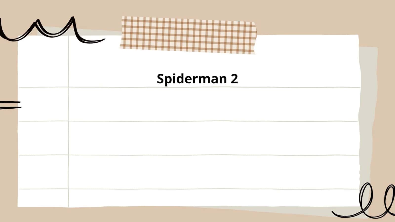 Spiderman 2