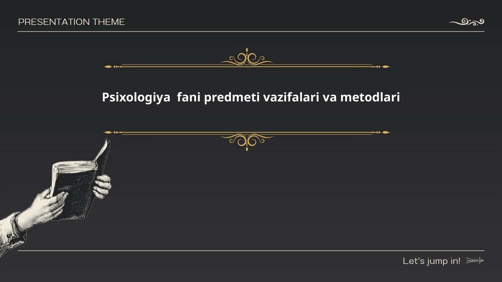 Psixologiya fani predmeti vazifalari va metodlari