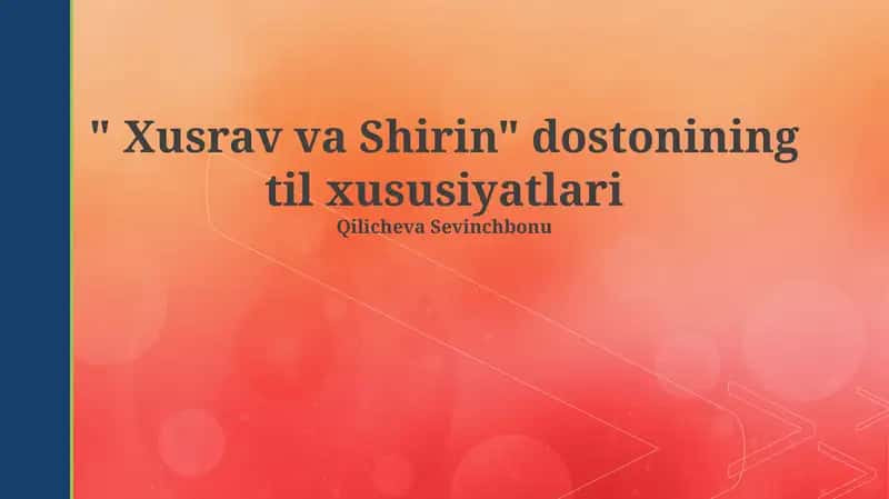 Xusrav va Shirin