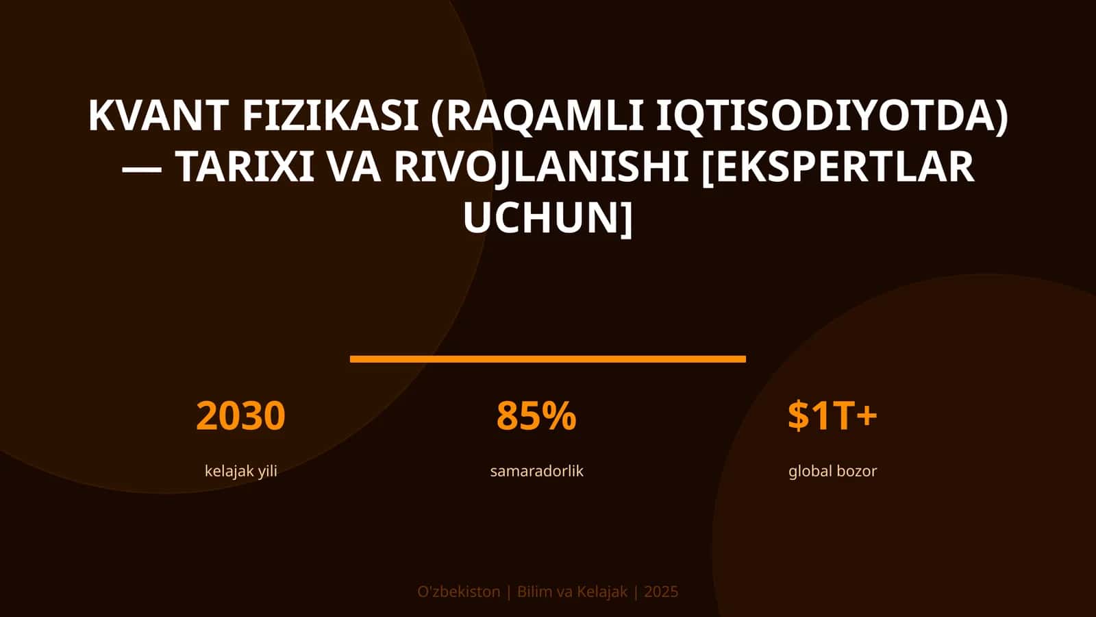 Kvant fizikasi (raqamli iqtisodiyotda) — tarixi va rivojlanishi [ekspertlar uchun]