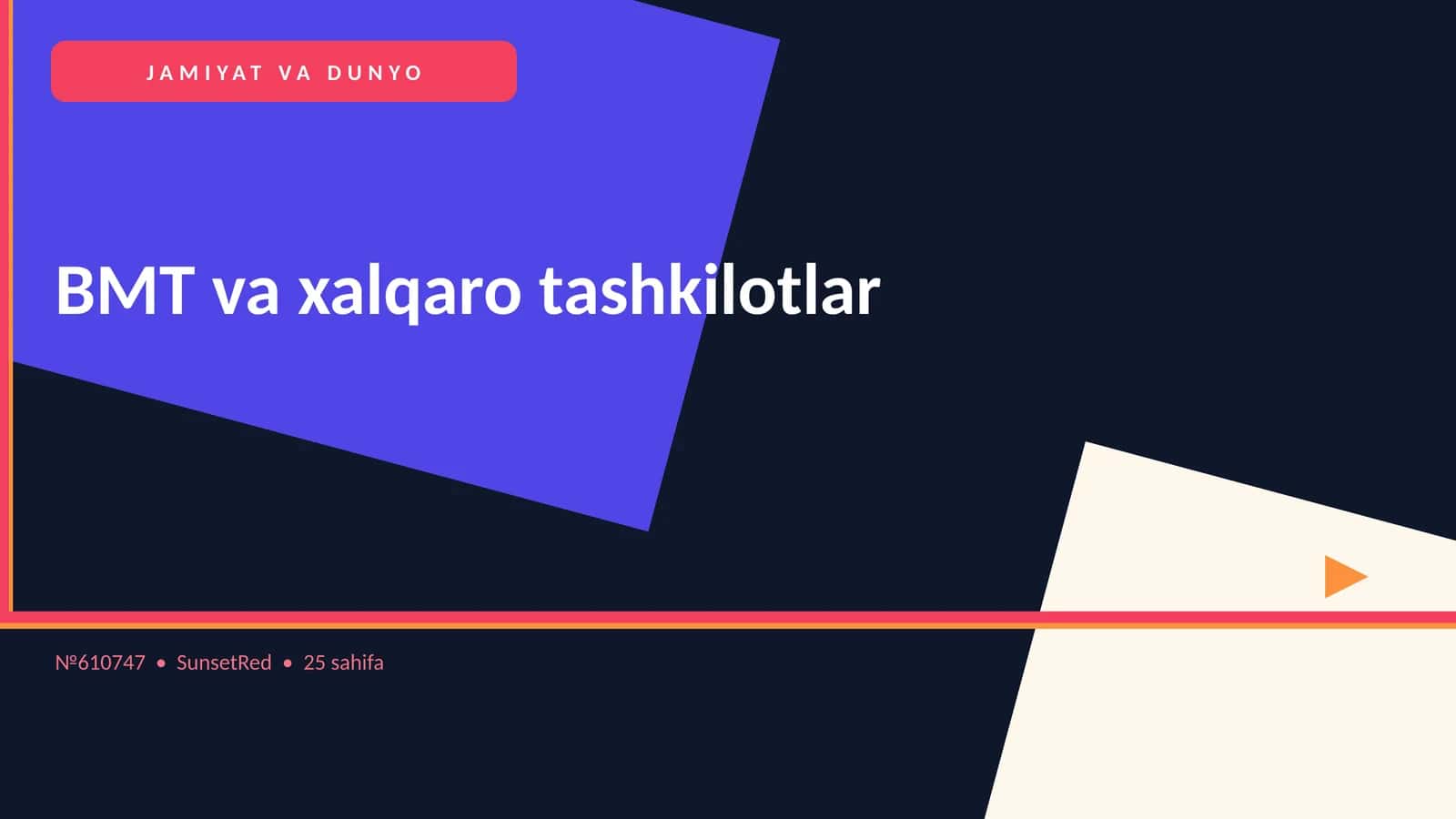 BMT va xalqaro tashkilotlar