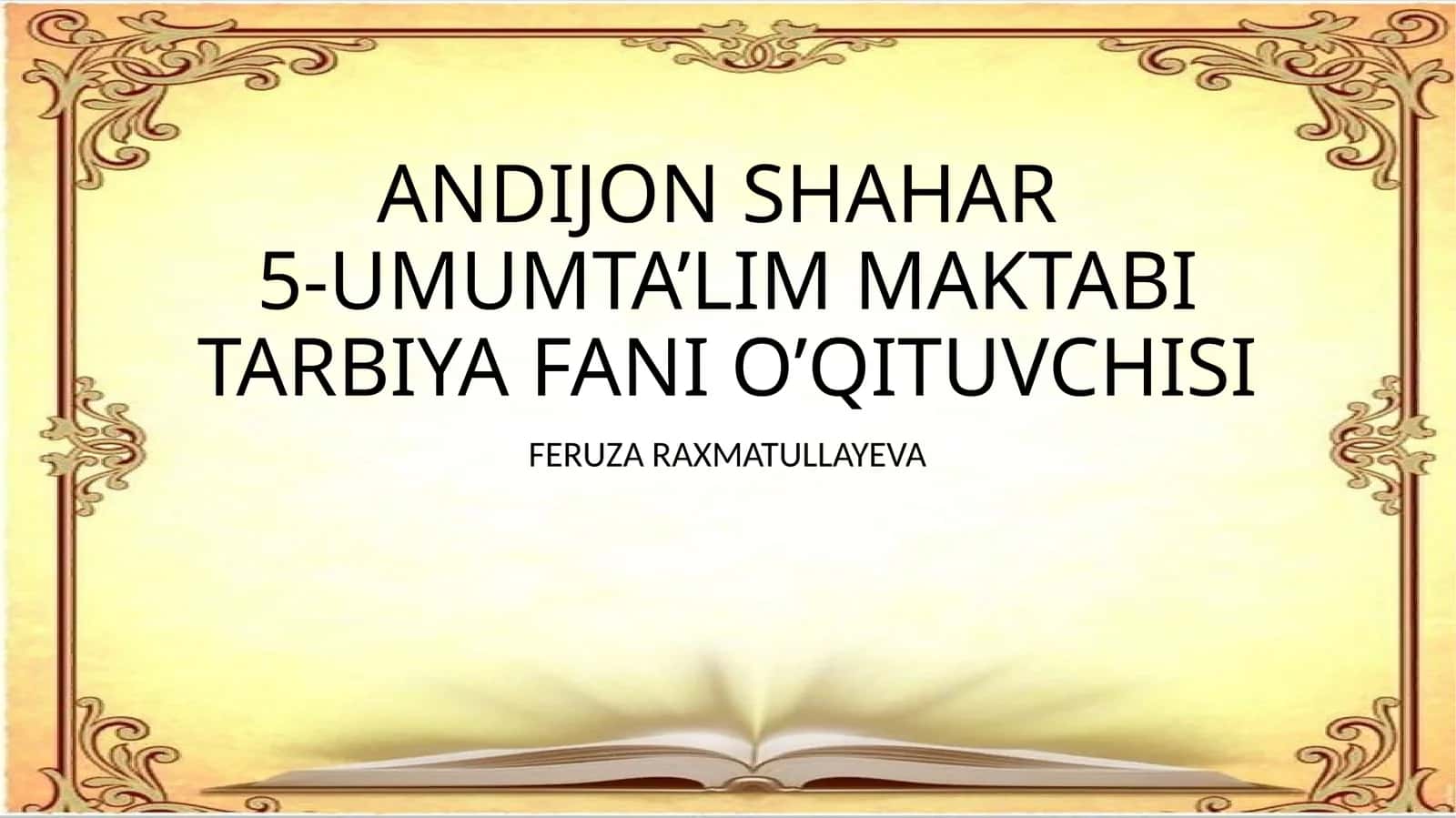 TO’G’RI OVQATLANISH QOIDALARI