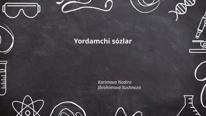 Yordamchi so'zlar
