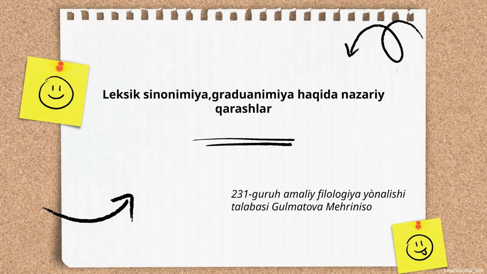 Leksik sinonimiya, graduanimiya haqida nazariy qarashlar