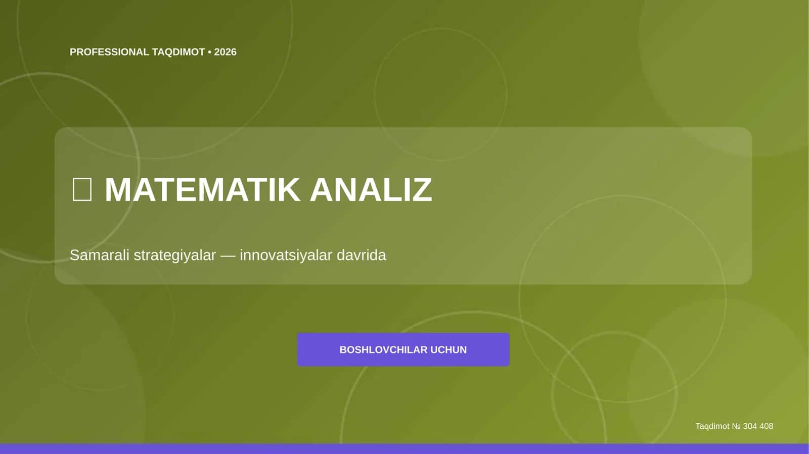 MATEMATIK ANALIZ