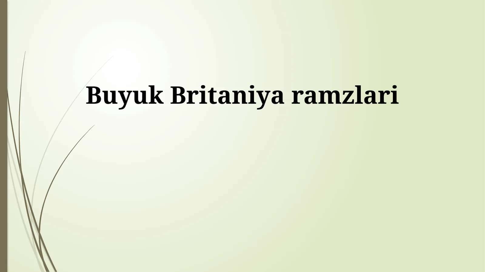 Buyuk Britaniya ramzlari