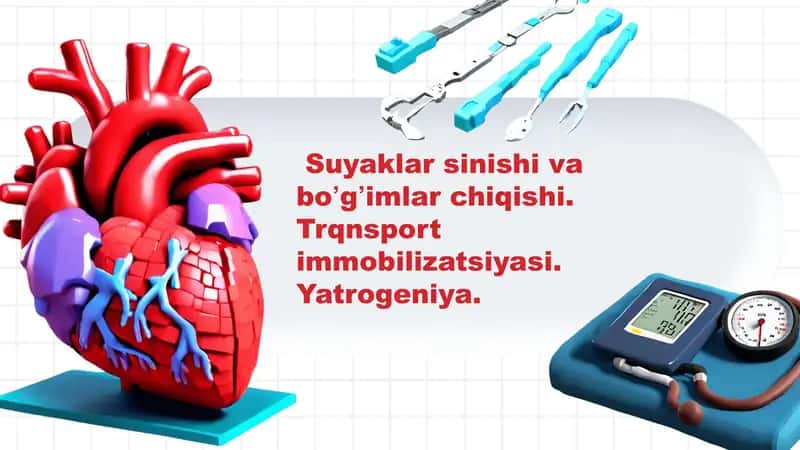 Suyaklar sinishi va boʼgʼimlar chiqishi