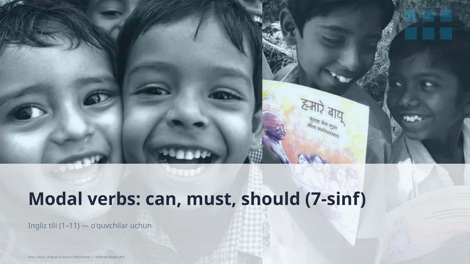 Modal verbs: can, must, should (7-sinf)