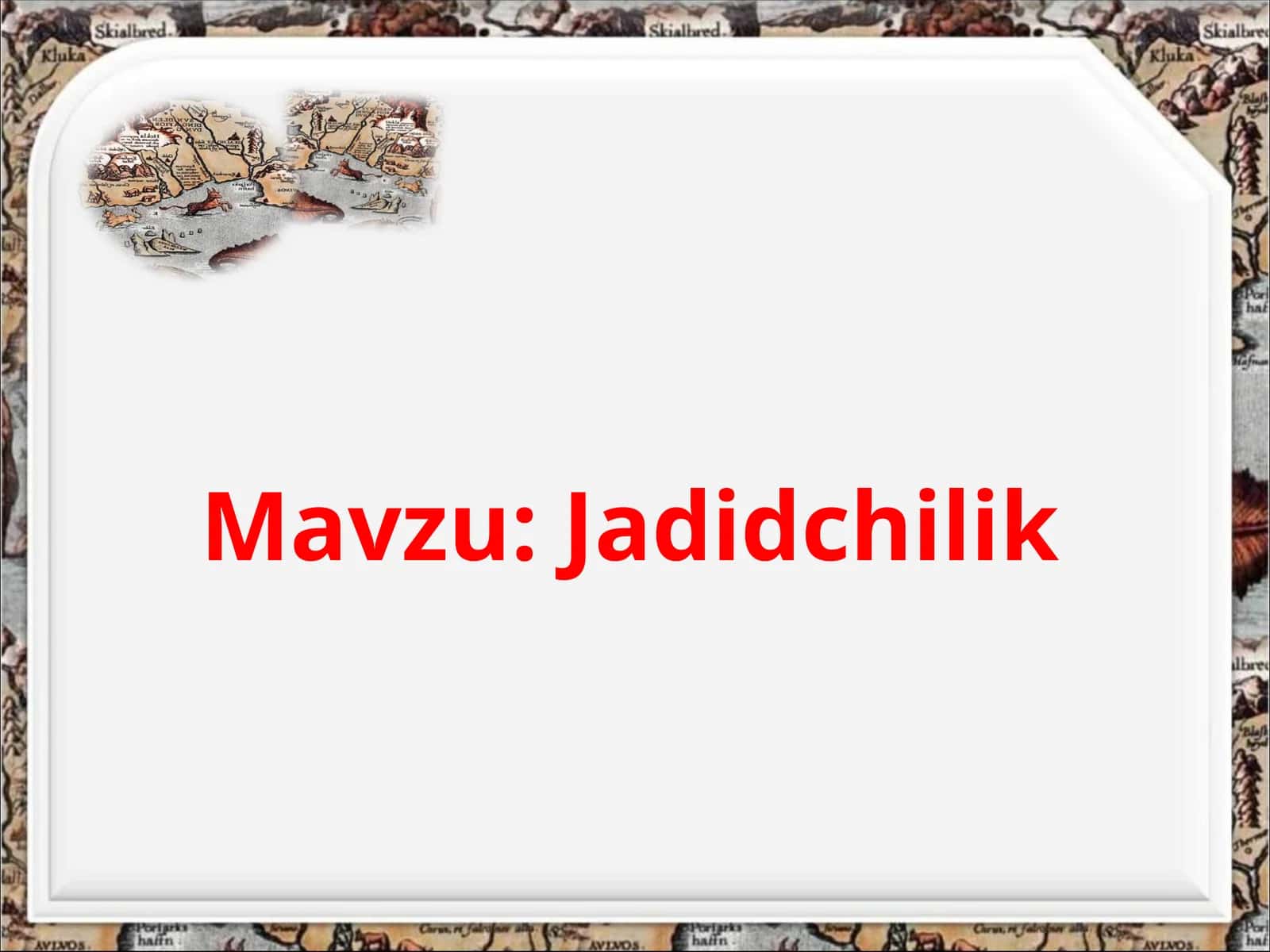 Jadidchilik