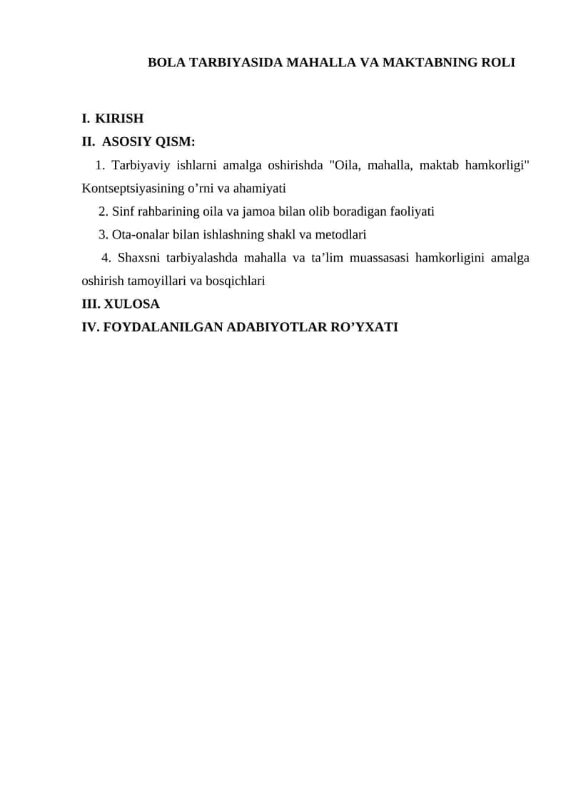Bola tarbiyasida mahalla va maktabning roli 1