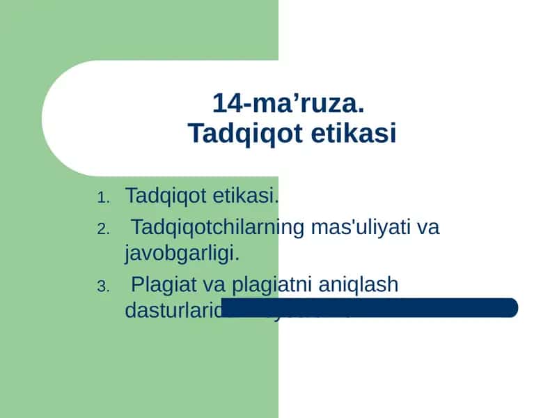 Tadqiqot etikasi