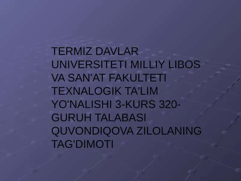 Garmonik tebranishlar generatorlari
