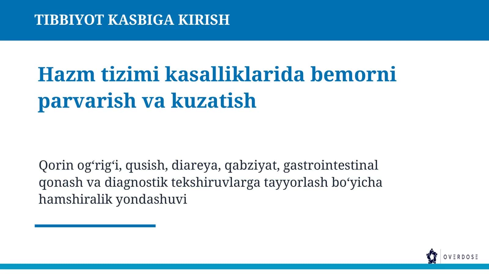 hazm tizimi kasalliklar
