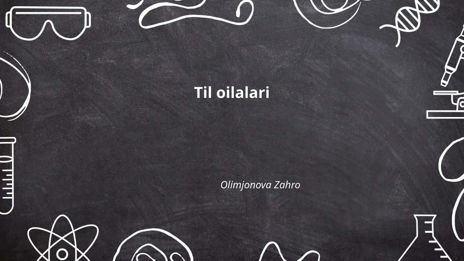 Til oilalari