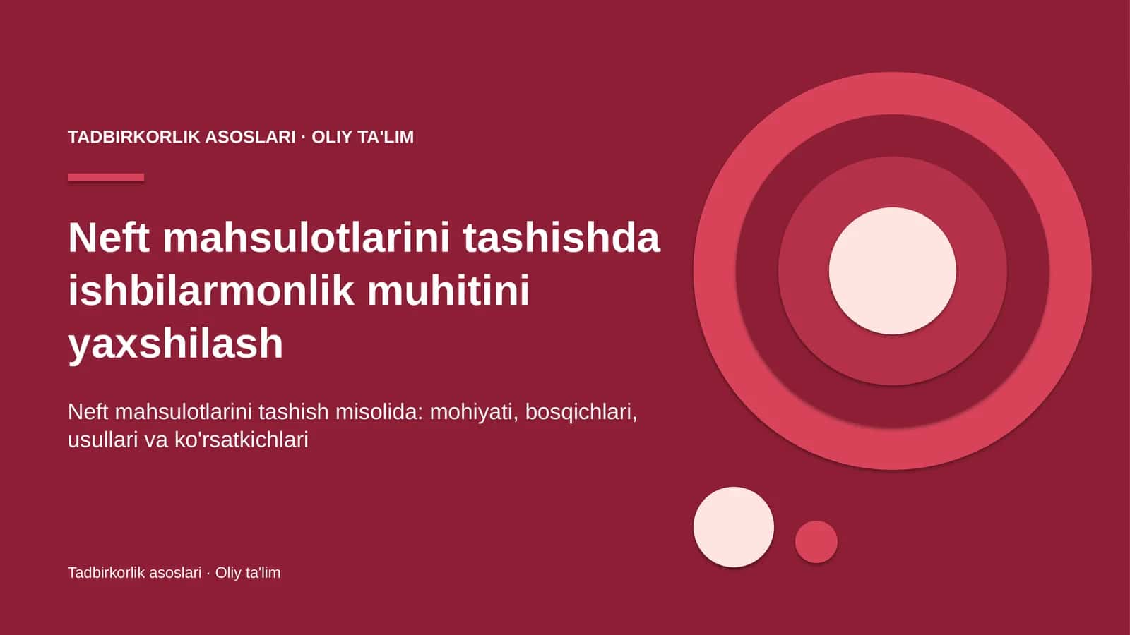 neft mahsulotlarini tashishda ishbilarmonlik muhitini yaxshilash 7892