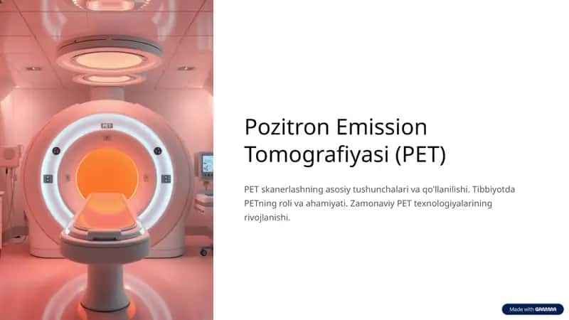 Pozitron Emission Tomografiyasi (PET)