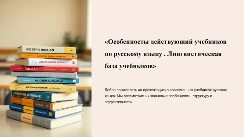 «Особенносты действующий учебников  по русскому языку . Лингвистическая база учебныков»