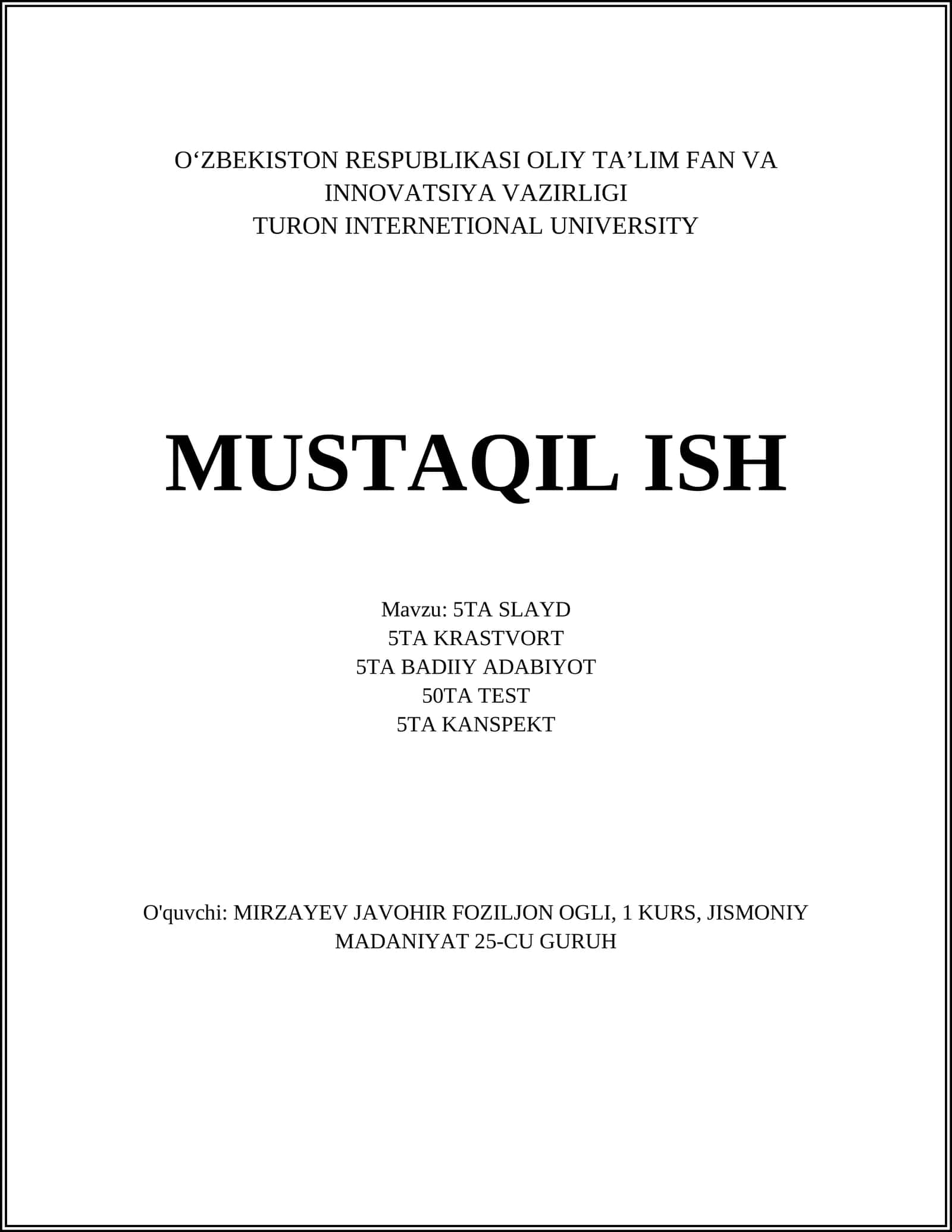 O'zbek tili imlo va punktuatsiya qoidalari