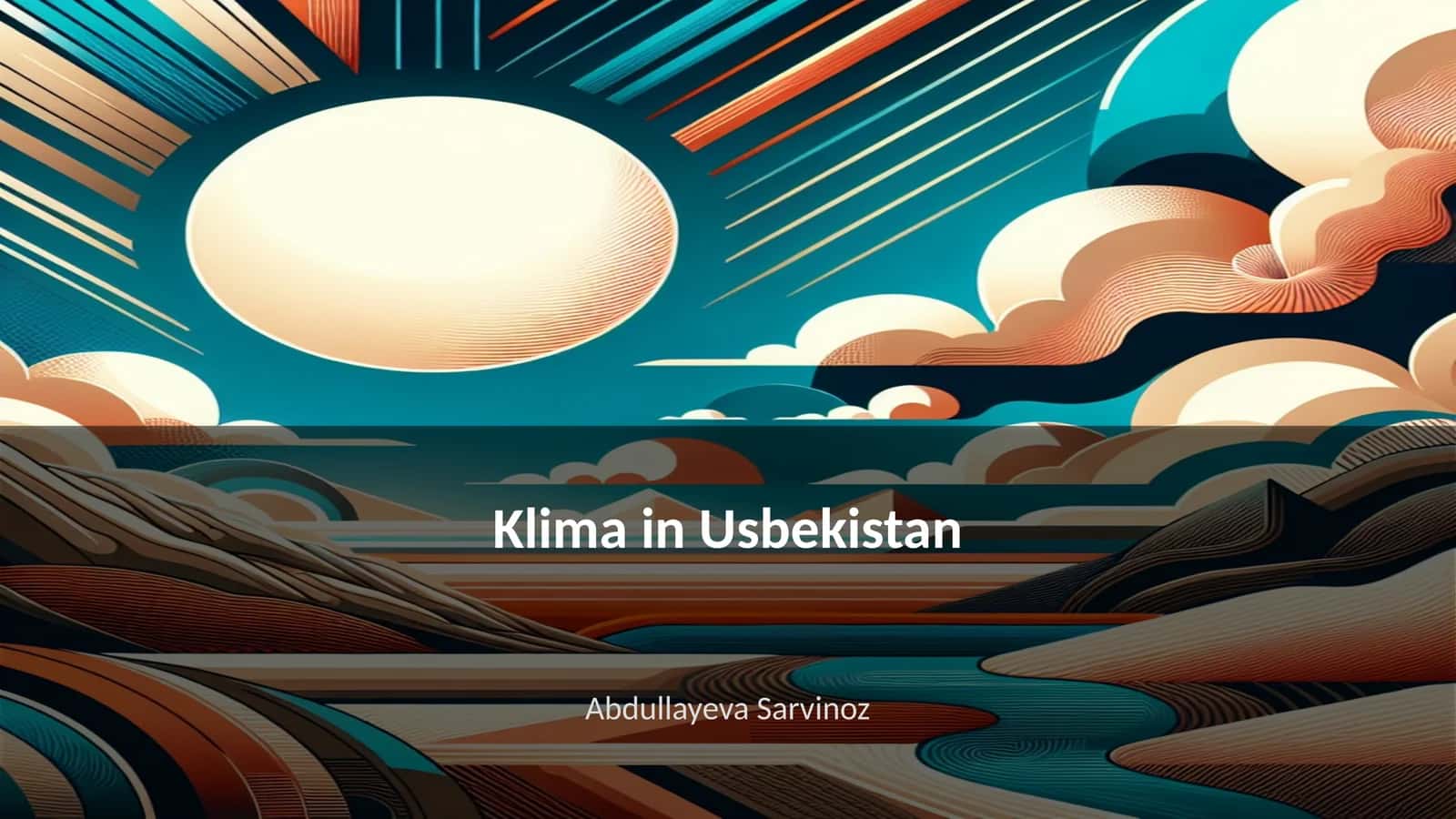 Klima in Usbekistan