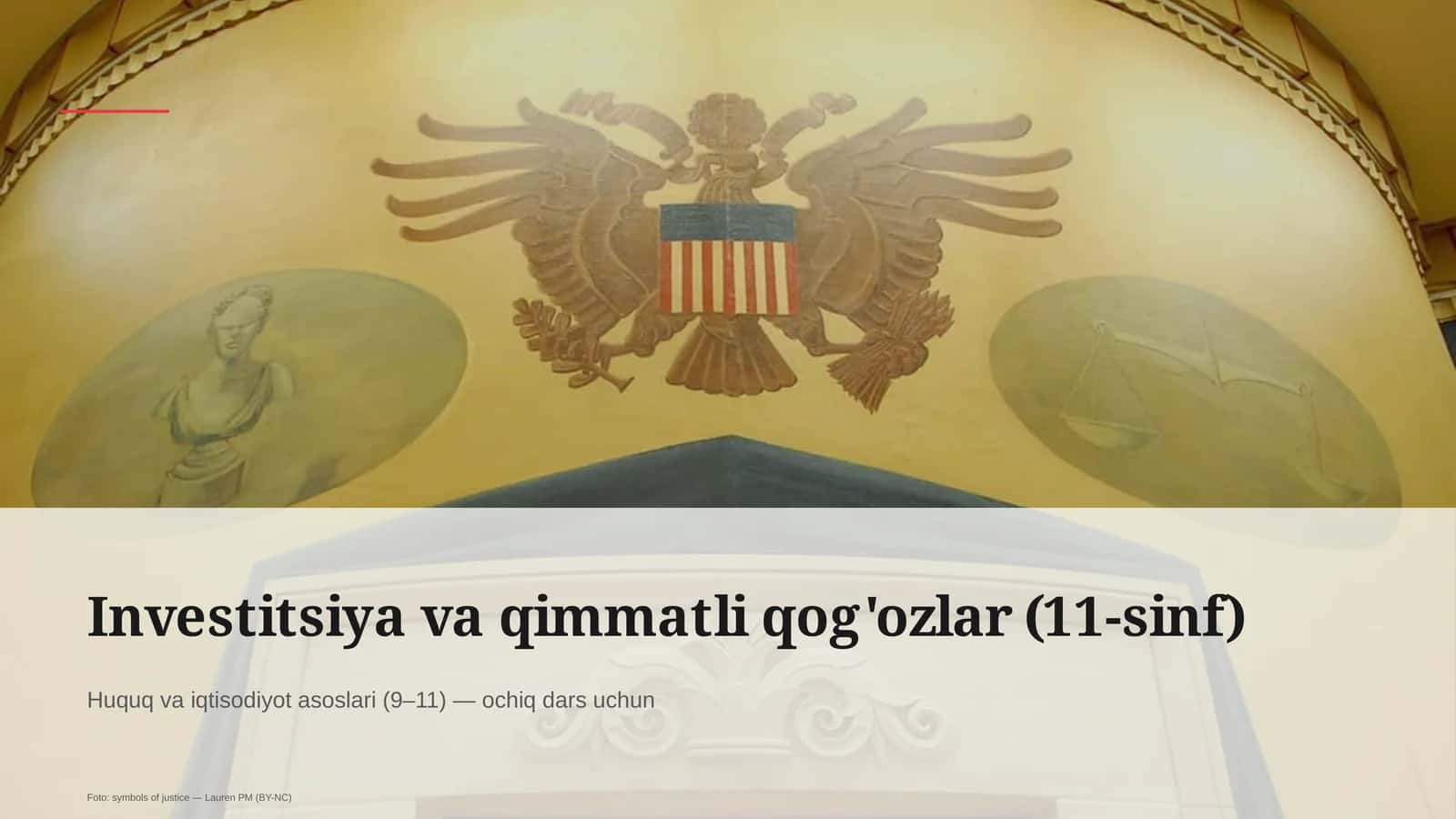 Huquq va iqtisodiyot asoslari (9–11)