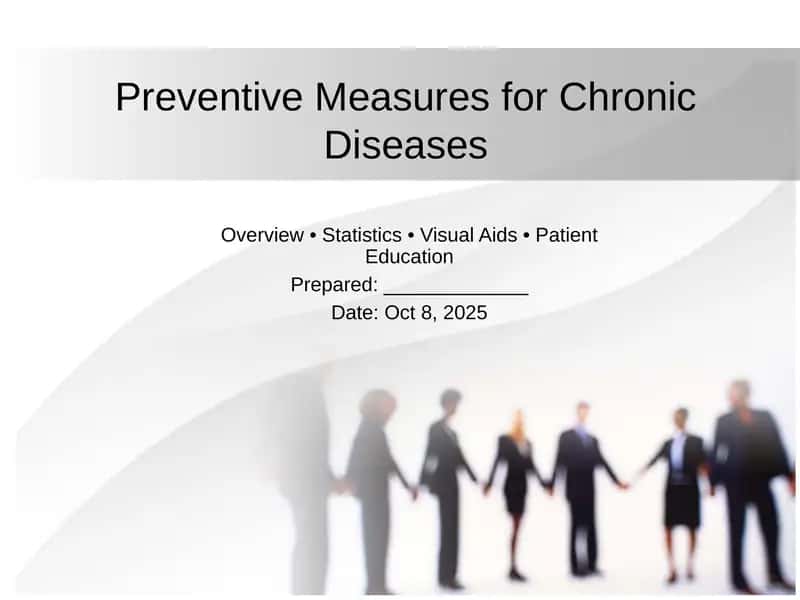Preventive Measures for Chronic Diseases