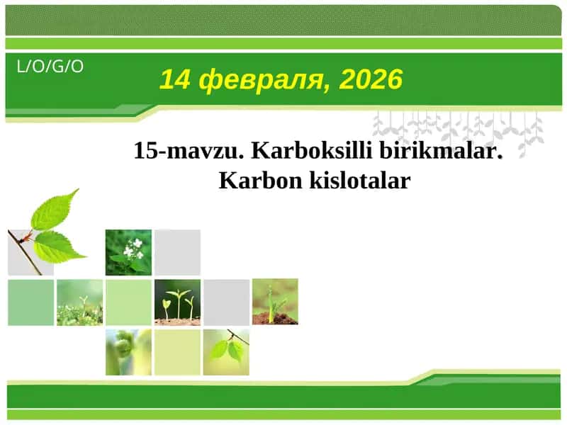 Kаrbоksilli birikmalаr. Kаrbоn kislоtаlаr