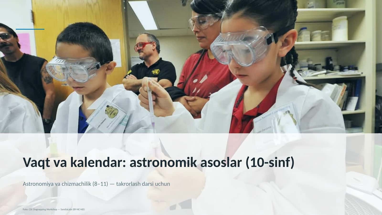 Vaqt va kalendar: astronomik asoslar (10-sinf)
