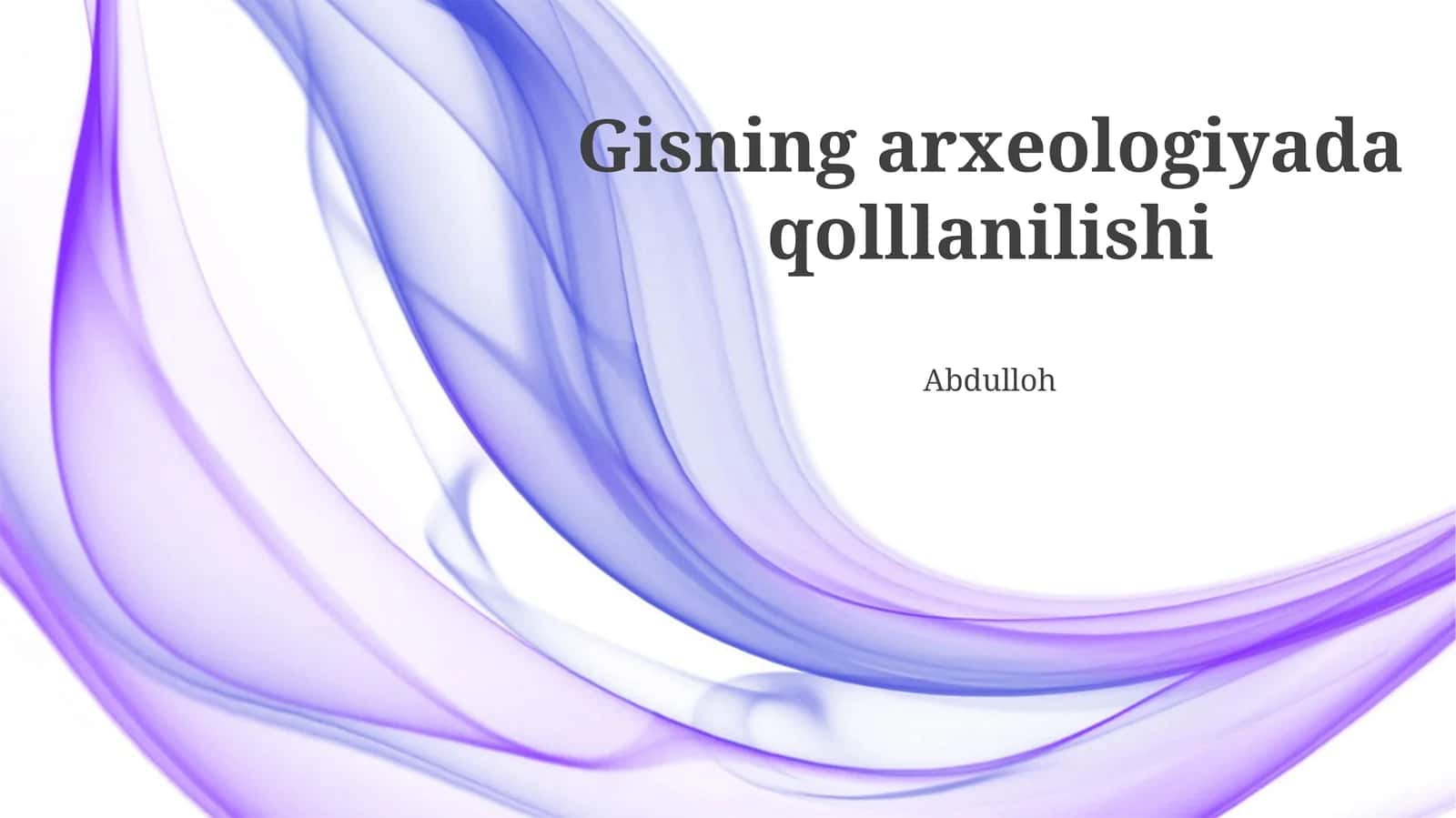 Arxeologik tadqiqotlarda qo'llanilishi