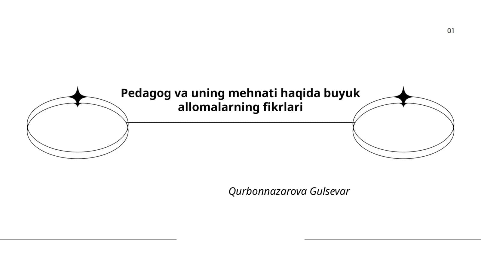 Pedagog va uning mehnati haqida buyuk allomalarning fikrlari