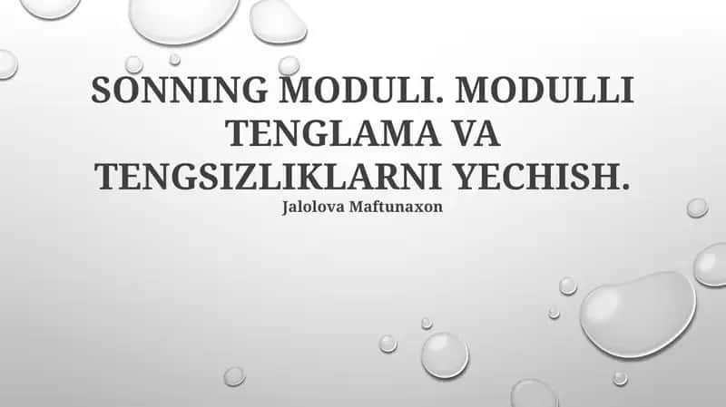 Sonning Modulli