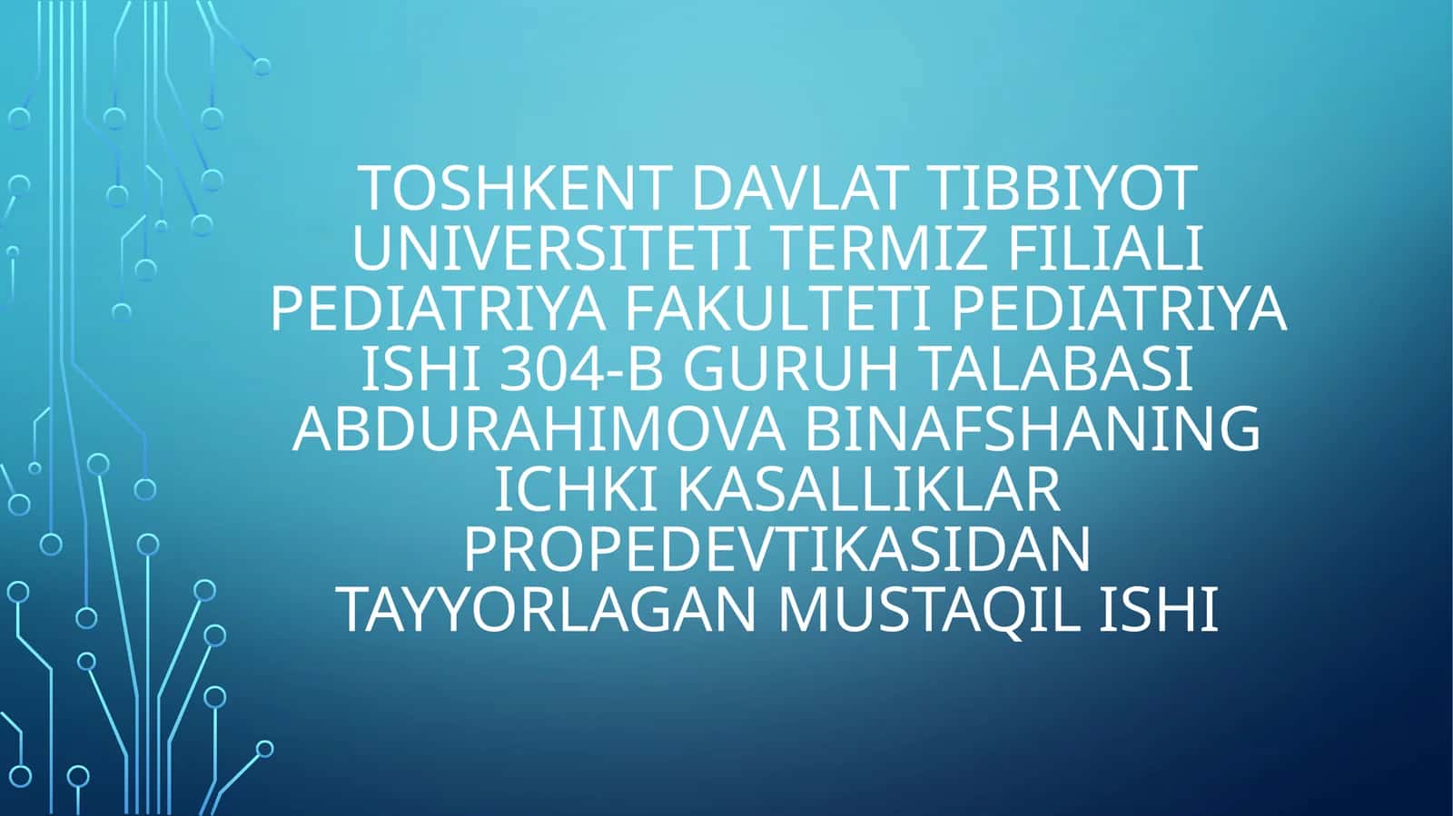 Amaliy ko‘nikmalarni topshirish yurak sohasi perkussiyasi va palpatsiyasi