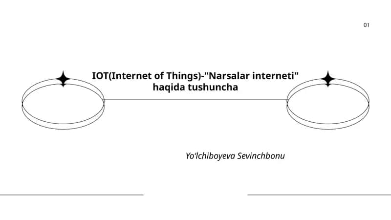 Narsalar interneti (IoT) - Umumiy Tushuncha va Ta'rif