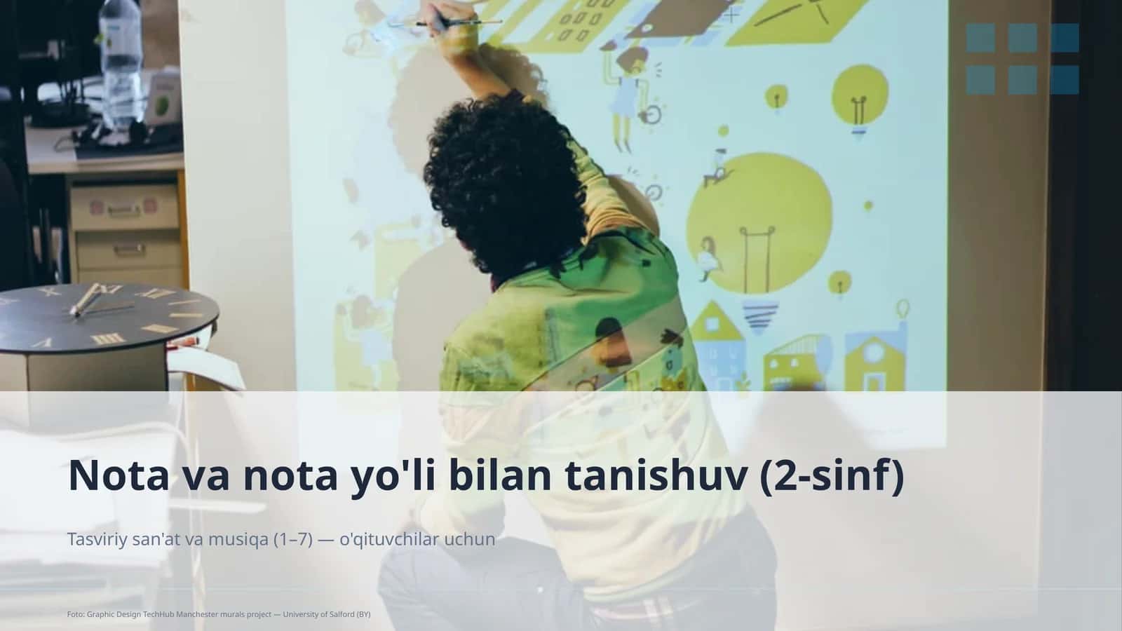 Nota va nota yo'li bilan tanishuv (2-sinf)