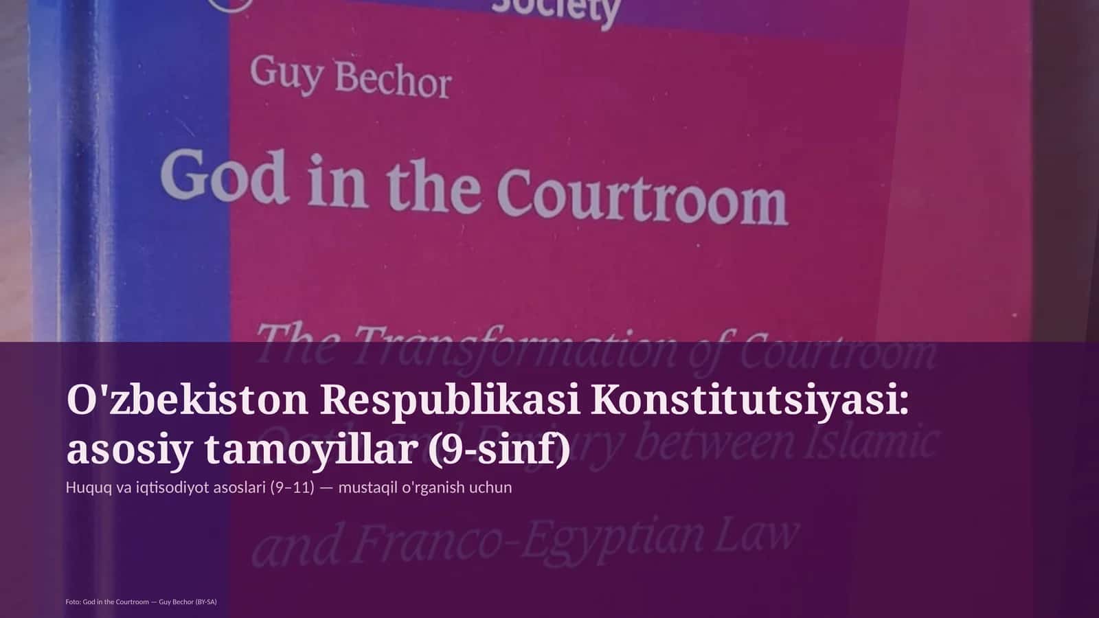 Huquq va iqtisodiyot asoslari (9–11)