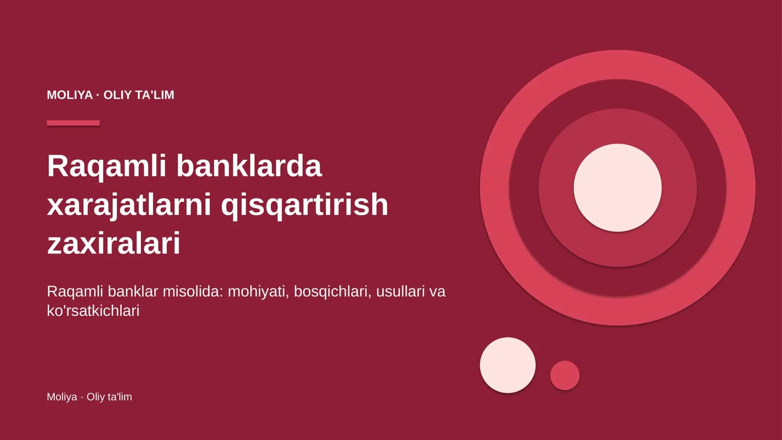 raqamli banklarda xarajatlarni qisqartirish zaxiralari 7001