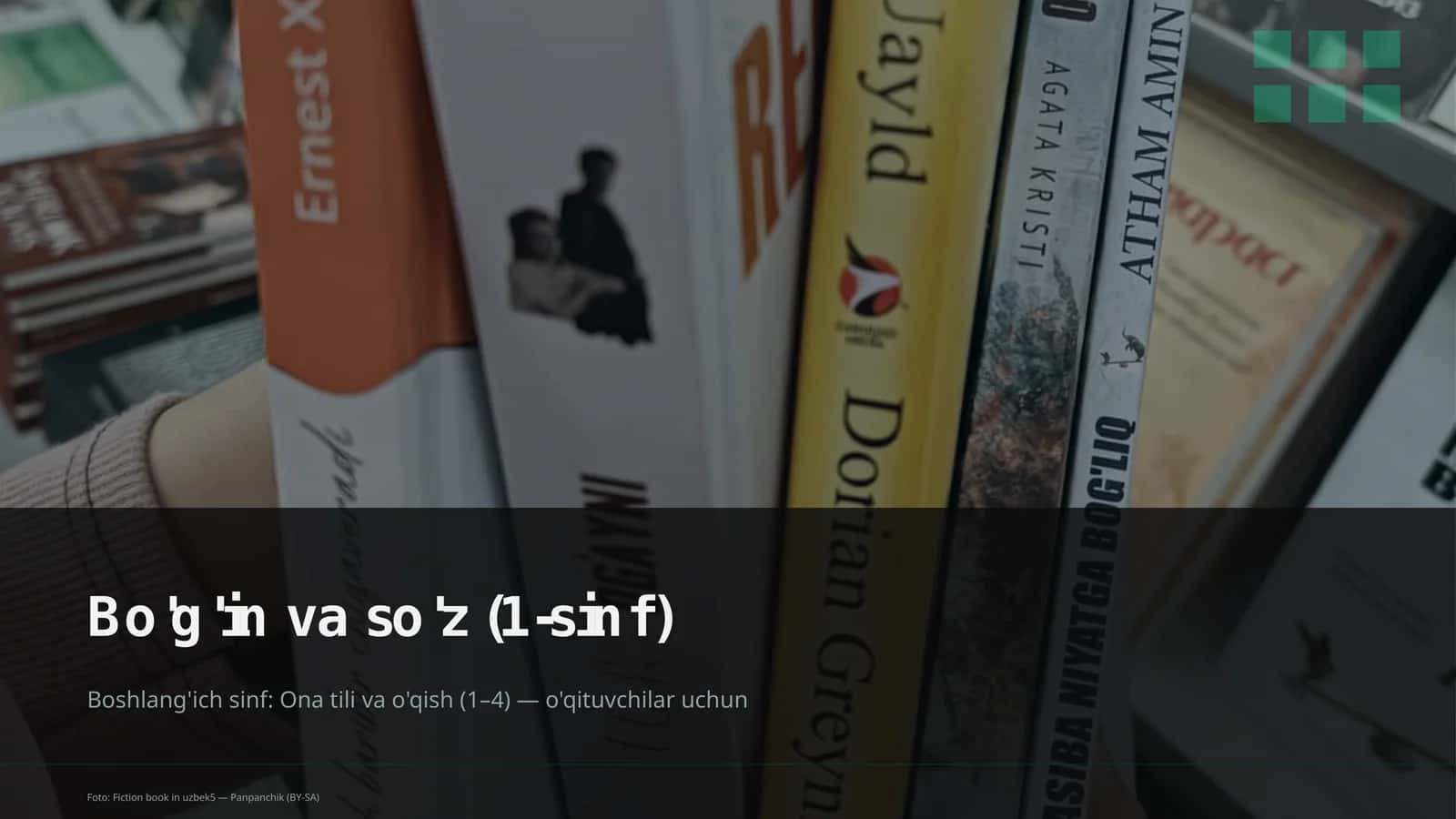 Bo'g'in va so'z (1-sinf)