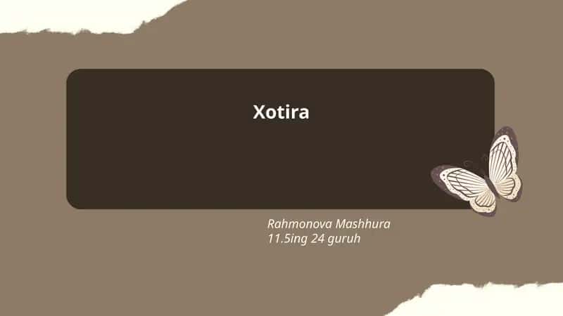Xotira